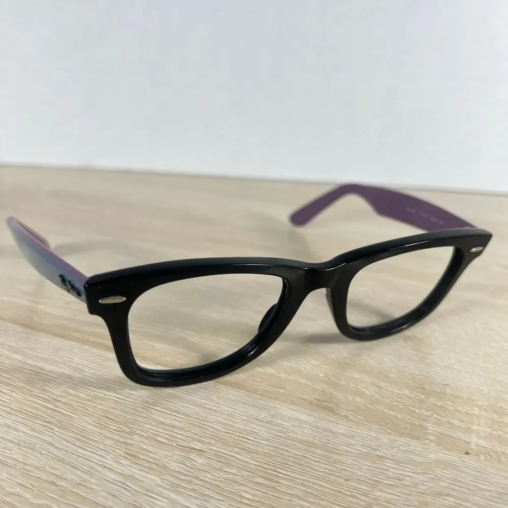 RARE! Ray-Ban RB2140 Wayfarer 1174/4T Sunglasses Frames ONLY Black Blue 50-22